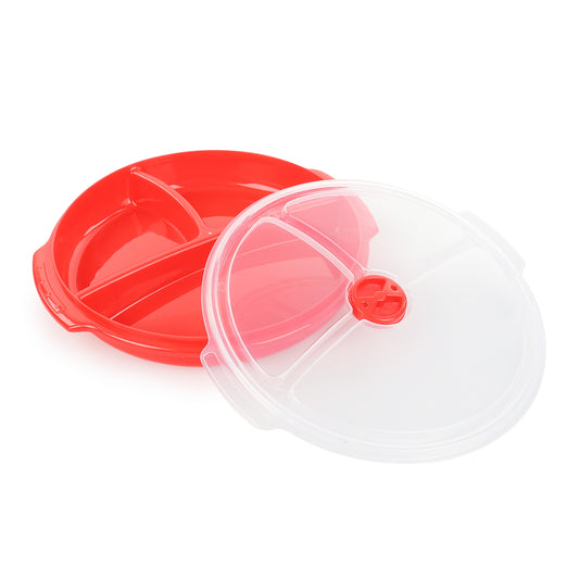 Assiette compartimentée à 3 sections