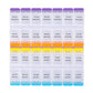 EASY OPEN, 4 x DAILY, PILL PLANNER