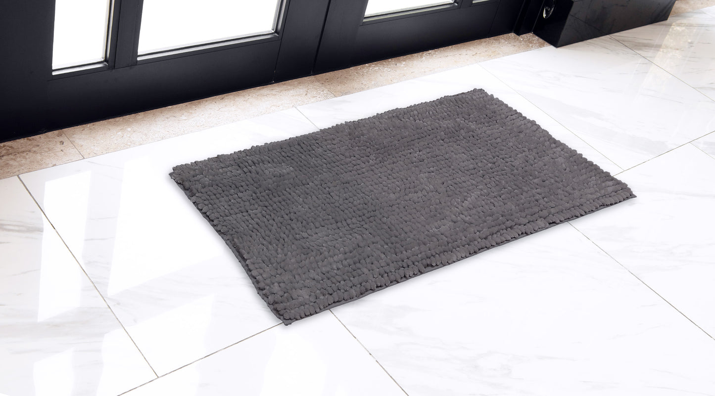 Tapis de bain en chenille