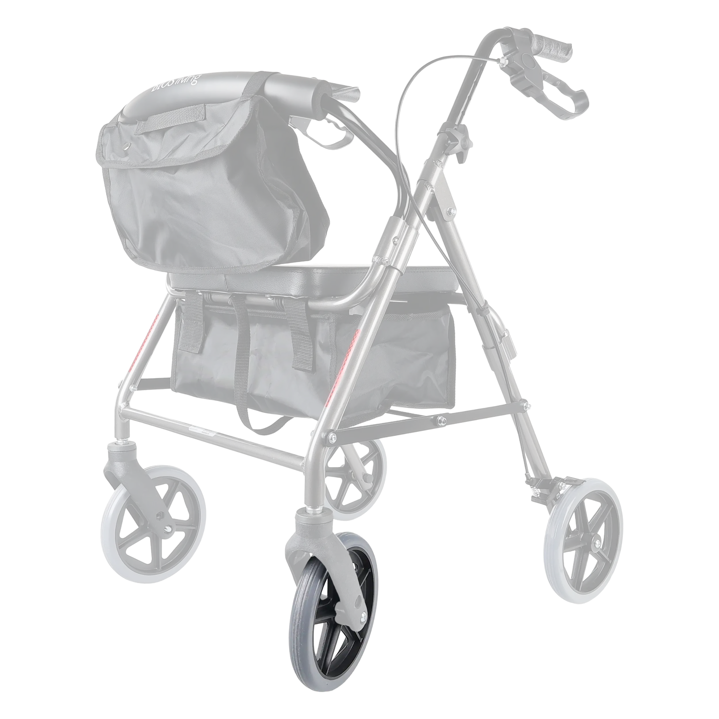 Roue avant de rechange pour ambulateur