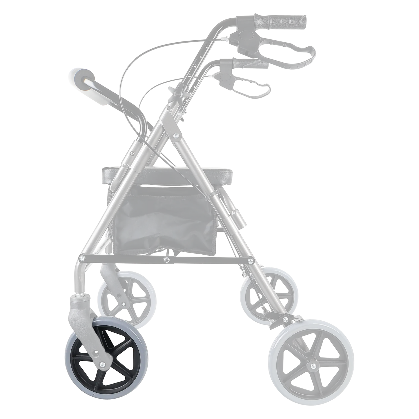 Roue avant de rechange pour ambulateur