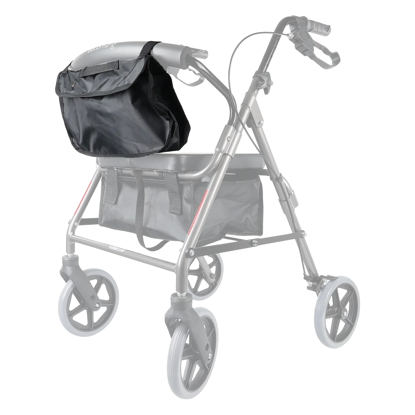 Sac avant en nylon pour déambulateur pliable