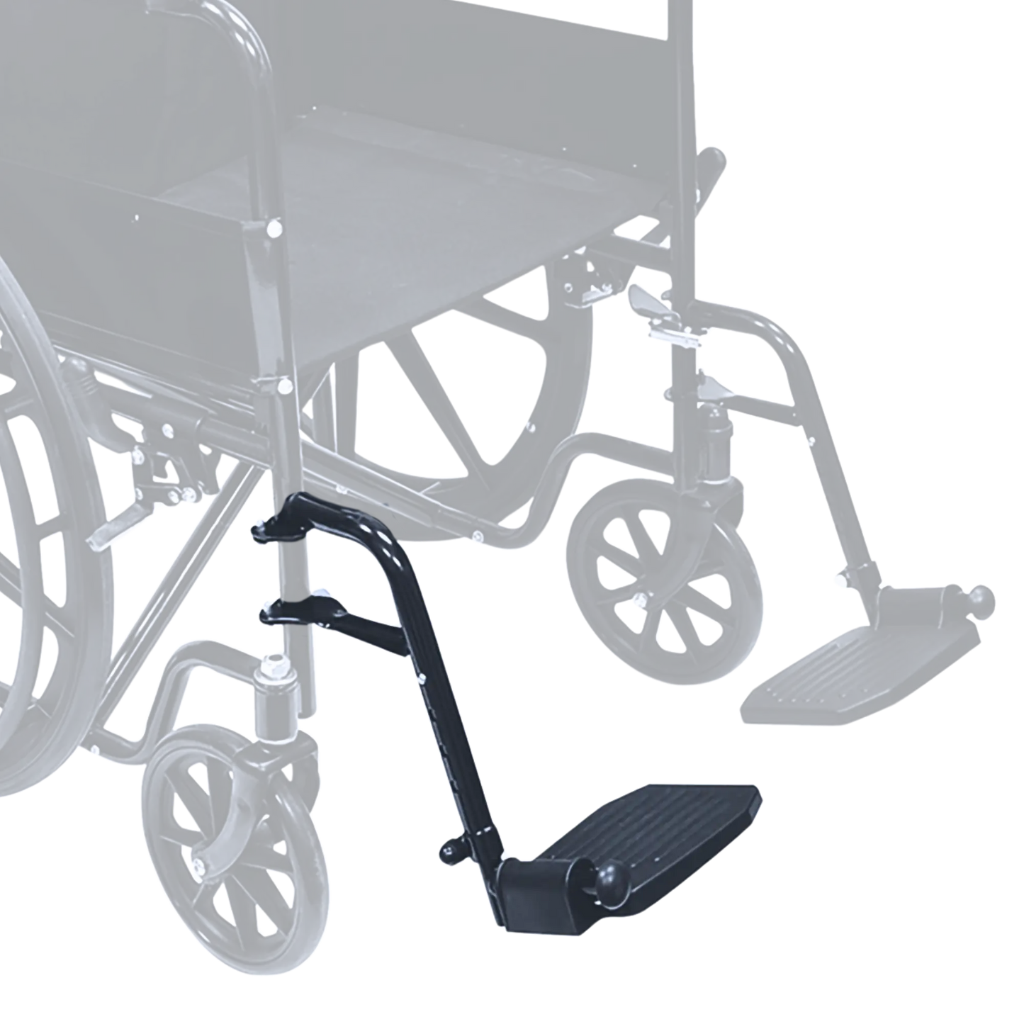 Right Wheelchair Leg and Foot Attachment