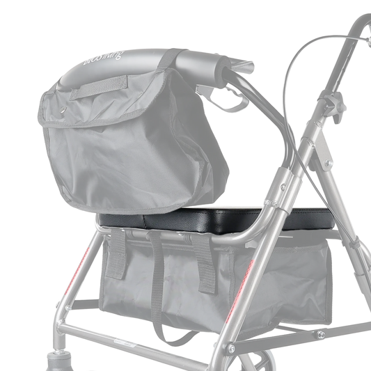 Folding Rollator Padded Seat