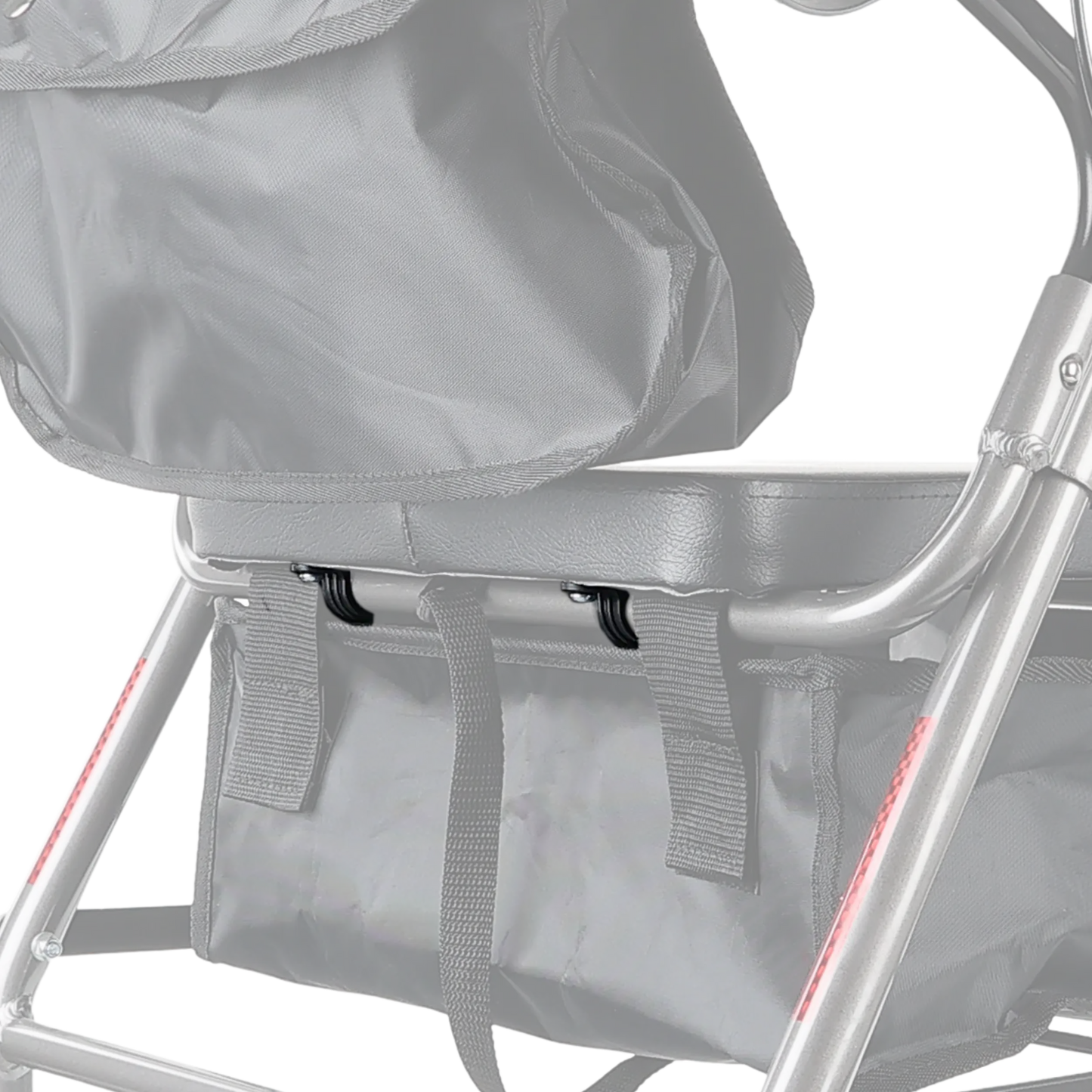 Attache de siège pour déambulateur pliable