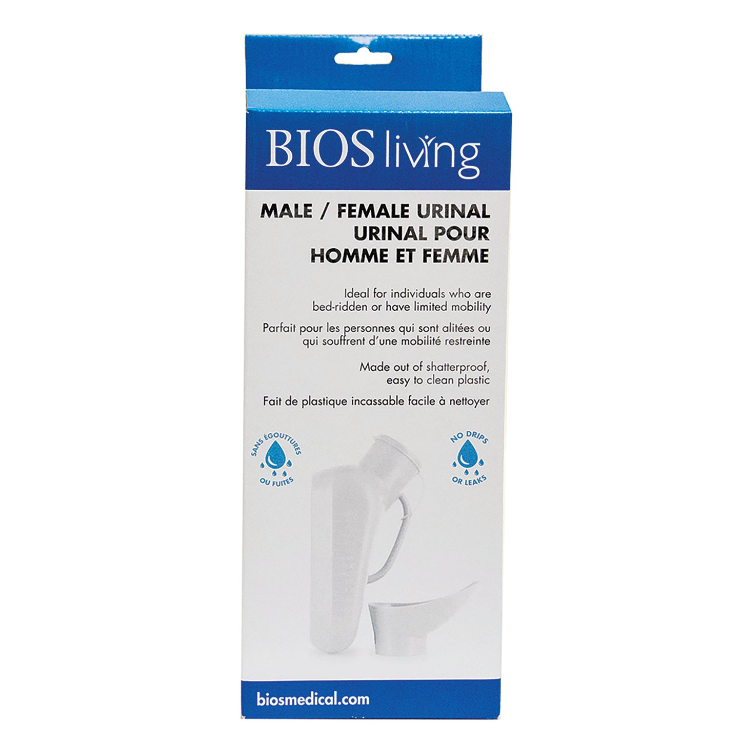 Male Urinal with Female Attachment